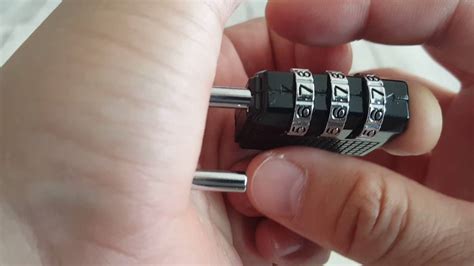 How to reset your new combination padlock .